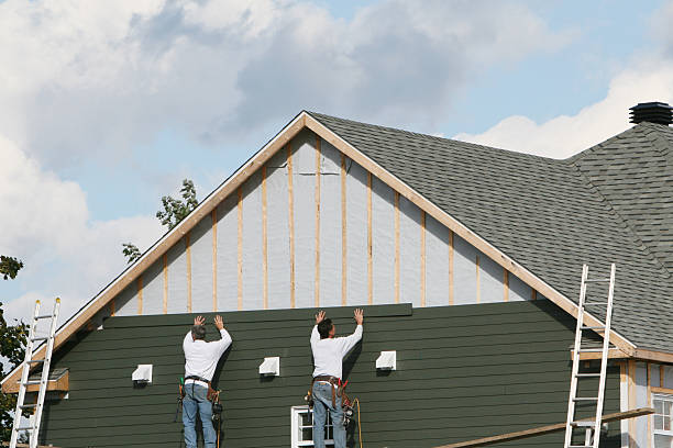 Professional Siding technician working in Slippery Rock, PA
